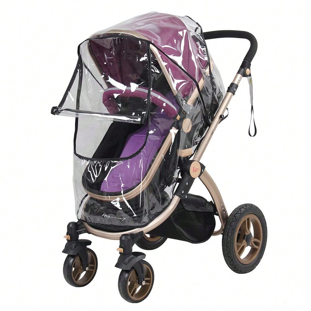 1pc Universal Stroller Rain Cover, Baby Stroller Wind & Rain Cover, Weather Shield