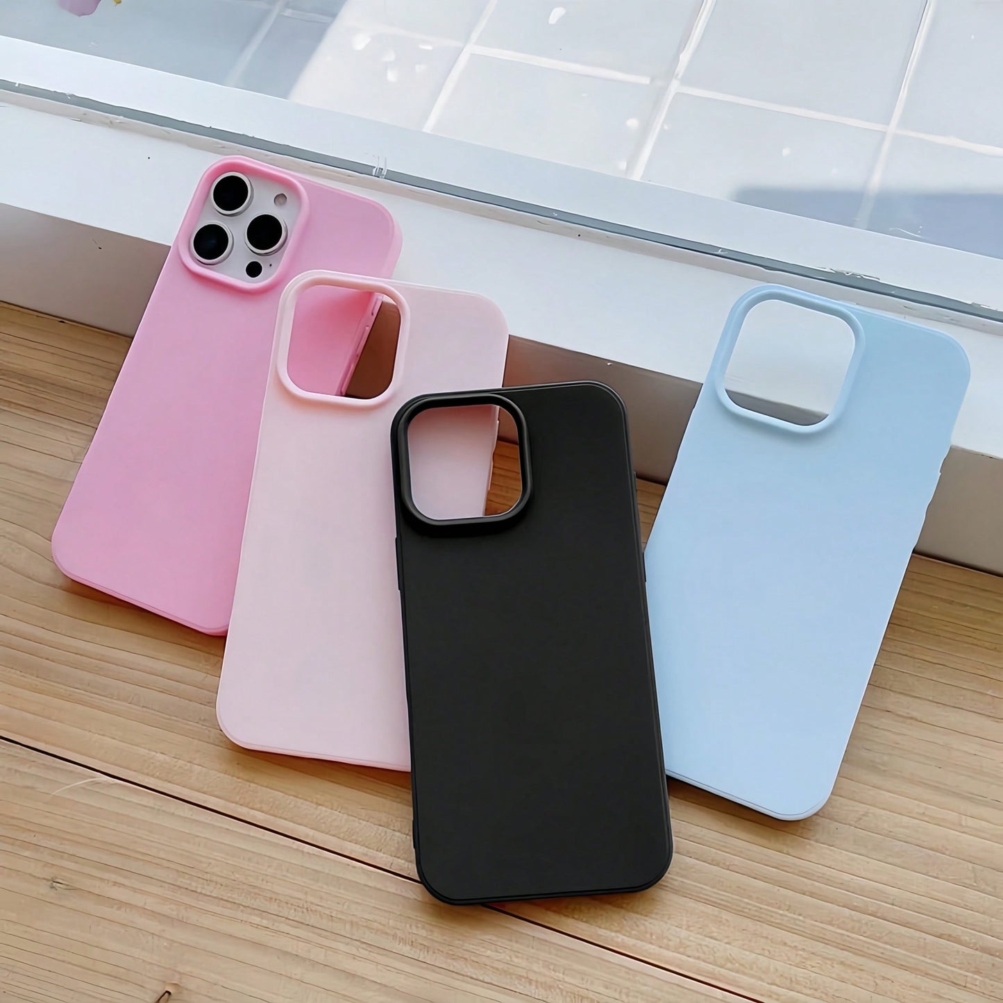 4pcs Vintage Matte Finish Protective Phone Case Set, High Cost Performance- Compatible With Apple 13, 11, 12, 14/14 Pro Max, 15/15 Pro Max, 7/8, X/XS, XR, XS Max, 17, 17 Pro, Air, 17 Pro Max