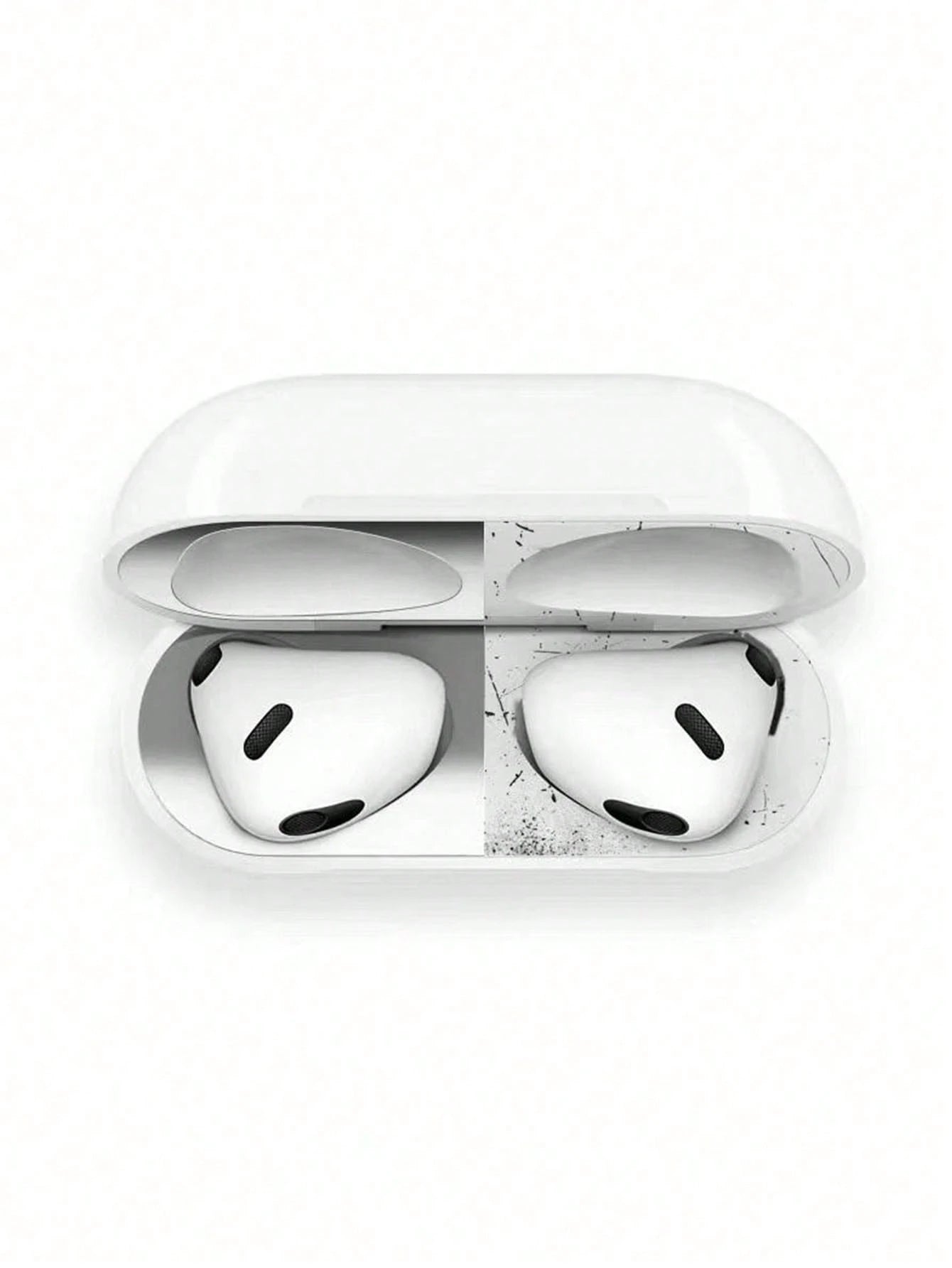 1/2/3/4/5 Piece Of Metal Dust Sticker Protective Case, With Packaging, Compatible With AirpodsPro 2 1 AirPods3/4/Pro3