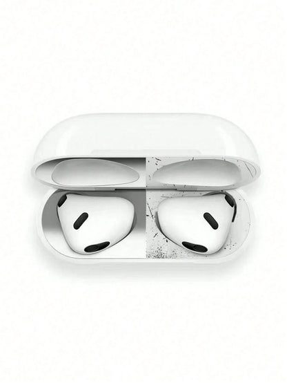 1/2/3/4/5 Piece Of Metal Dust Sticker Protective Case, With Packaging, Compatible With AirpodsPro 2 1 AirPods3/4/Pro3