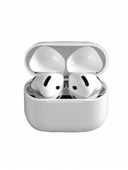 1/2/3/4/5 Piece Of Metal Dust Sticker Protective Case, With Packaging, Compatible With AirpodsPro 2 1 AirPods3/4/Pro3