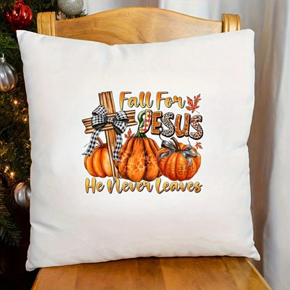1/2/3/Pcs Country Style Autumn Pumpkin & Cross Heat Transfer Stickers, Durable Washable Iron-On Patches, Suitable For DIY T-Shirts, Sweatshirts, Jeans, Backpacks, Handbags, Pillows, Baseball Caps, Rel