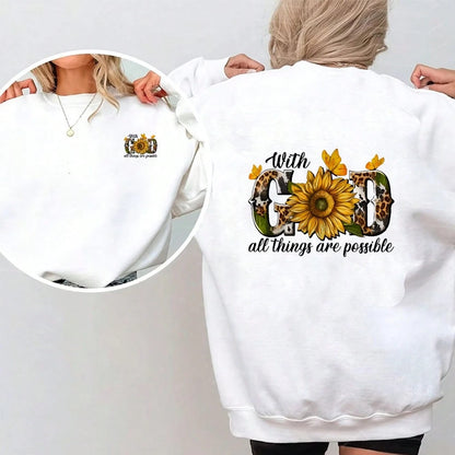 1/2/3pcs American Leopard Print Sunflower Iron-On Patch Faith Slogan Butterfly DIY Heat Transfer Suitable For Clothing, T-Shirt Making, Pillow Decoration And Apparel Items And Appliques