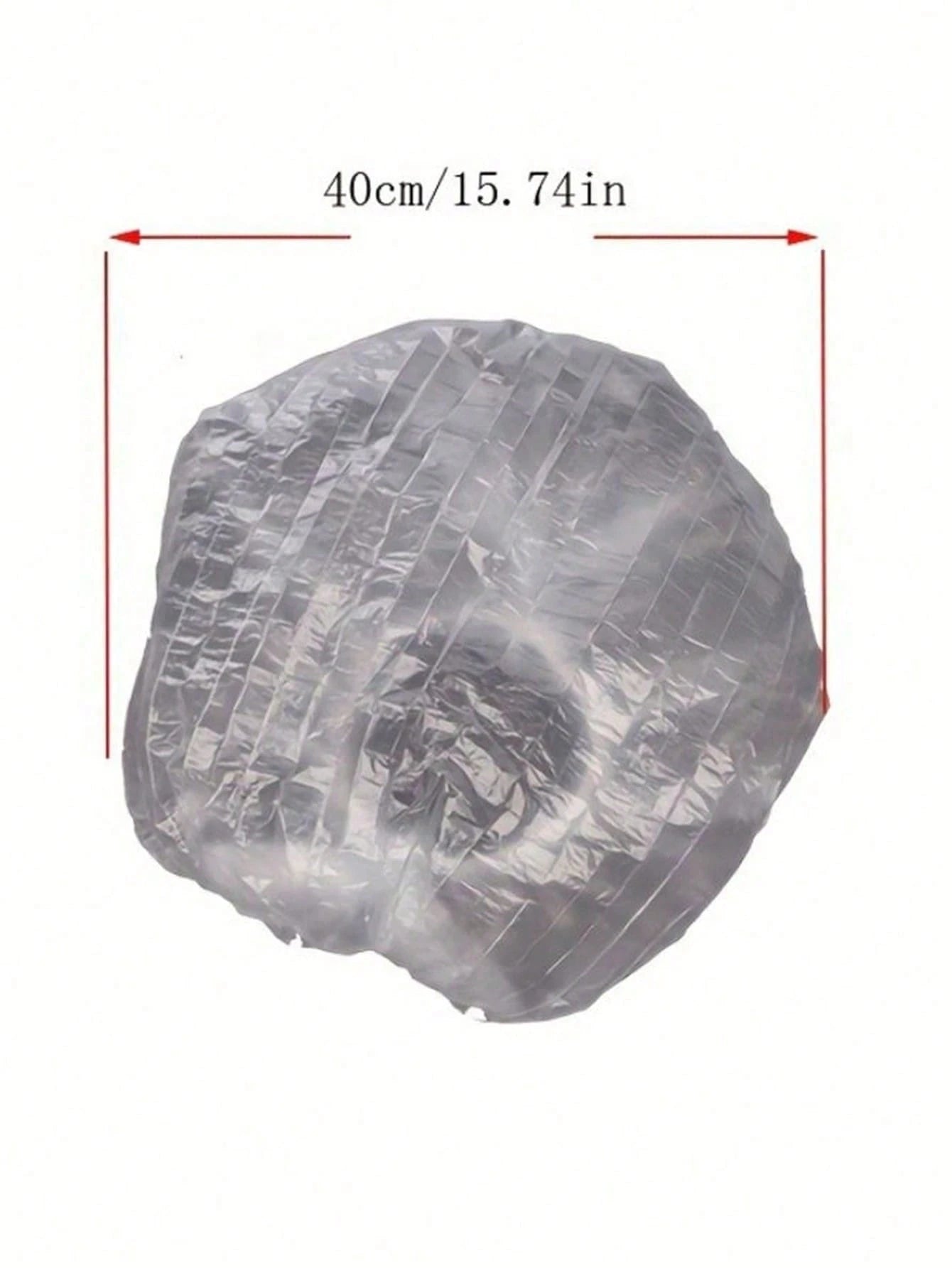 1/20/50/100pcs Disposable Plastic Shower Caps- Perfect For Hair Dyeing And Beauty Salons!