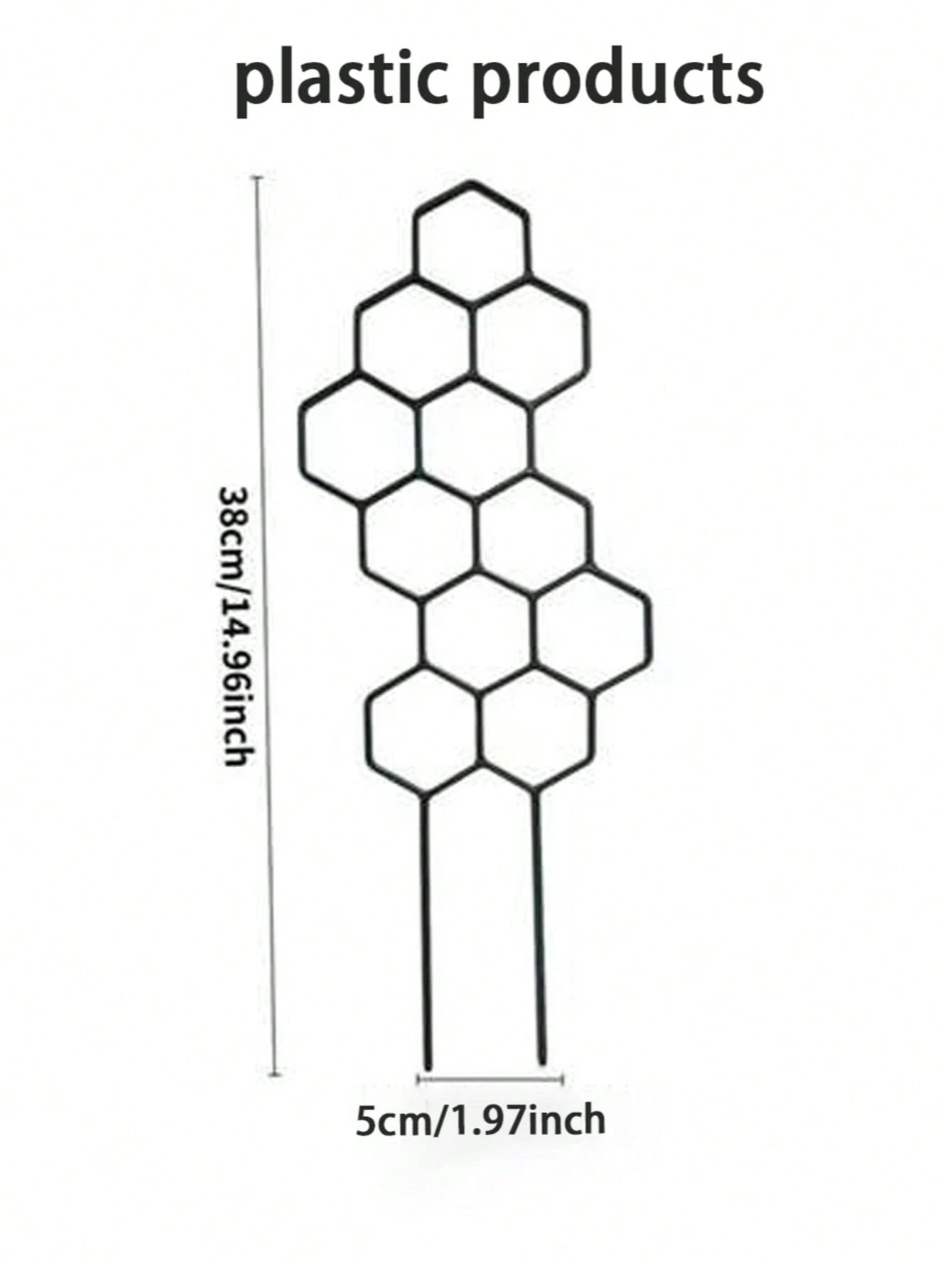 1/2pcs Honeycomb Plant Climbing Trellis, Rust-Proof Plastic Plant Support, Suitable For Potted Vines And Flowers, Indoor/Outdoor Garden Supplies, Summer Essential, Back To School, Graduation Season, G