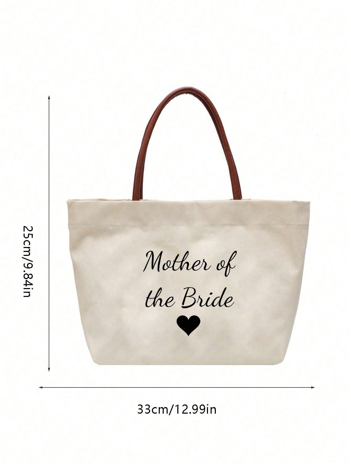 1/2pcs Mother Of The Groom & Mother Of The Bride Canvas Tote Bag, Wedding, Gift For Engagement, Bachelorette Party, Bridal Shower.