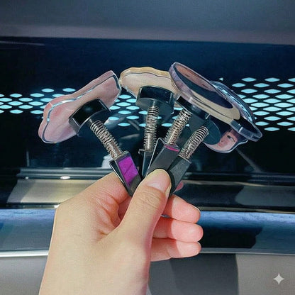 1/3/5pcs Car Air Conditioner Outlet Spring Rocker Photo Customized Decoration Ornaments, Personalized Car Interior Decoration, Wedding Family Graduation Photos