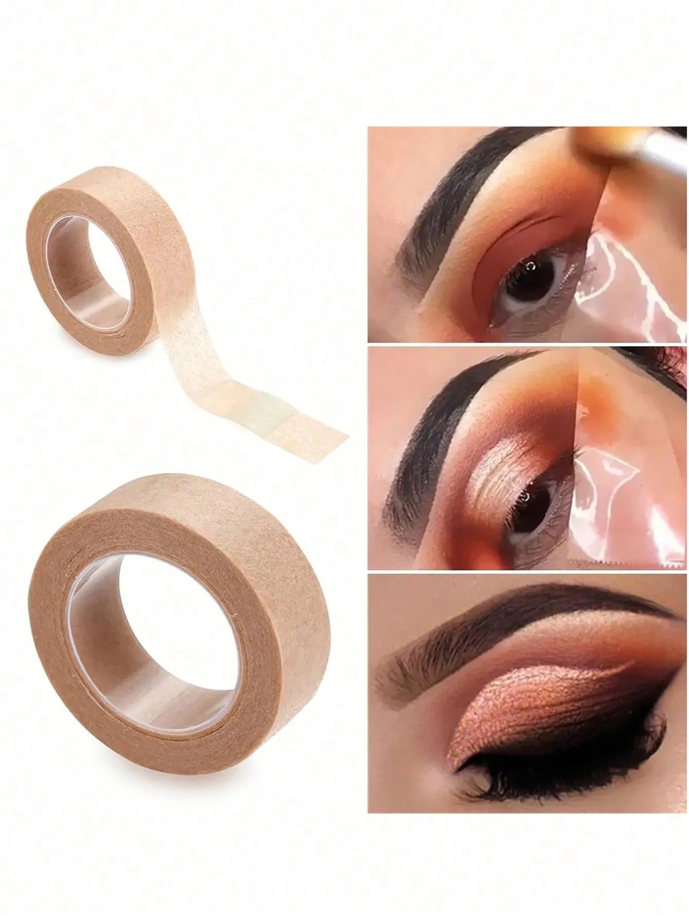 1/5/10 Rolls Eyeshadow Stickers/Eyeliner Helper Stickers, Natural Eyeliner Stickers, Eye Makeup Helper Tools, Good Value, Home Decor, Vanity, Travel Essential, Bedroom Supplies, Makeup Accessories, Ey
