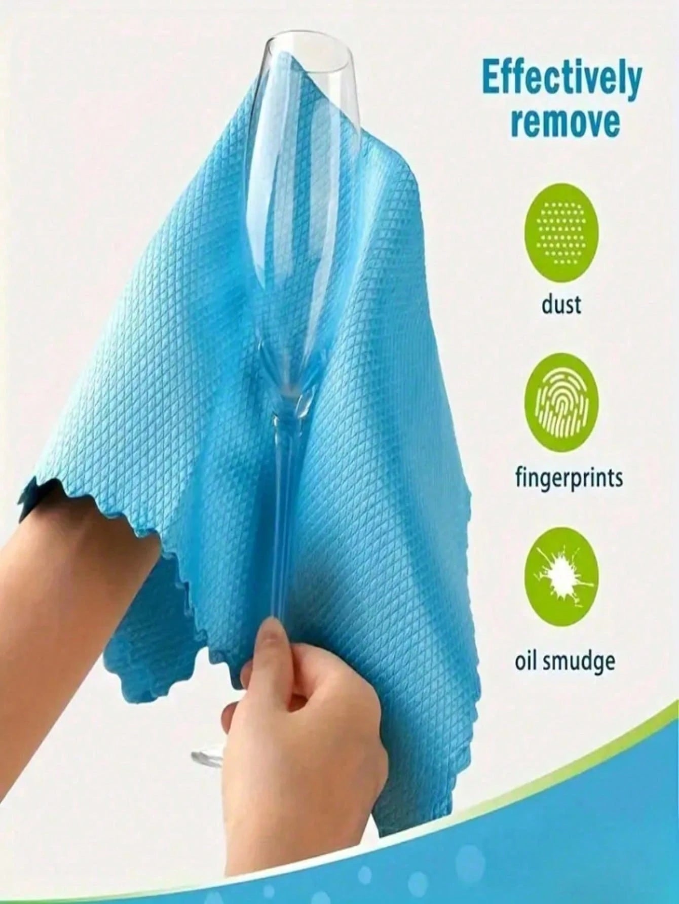 1/5/8pcs Fish Scale Glass Cleaning Cloth, Magic Cleaning Cloth, Absorbent Lint-Free, No Water Stains, Kitchen Household Cleaning Cloth, Car Window Mirror Cleaning Cloth, Car Wash Towel, Bathroom Mirro