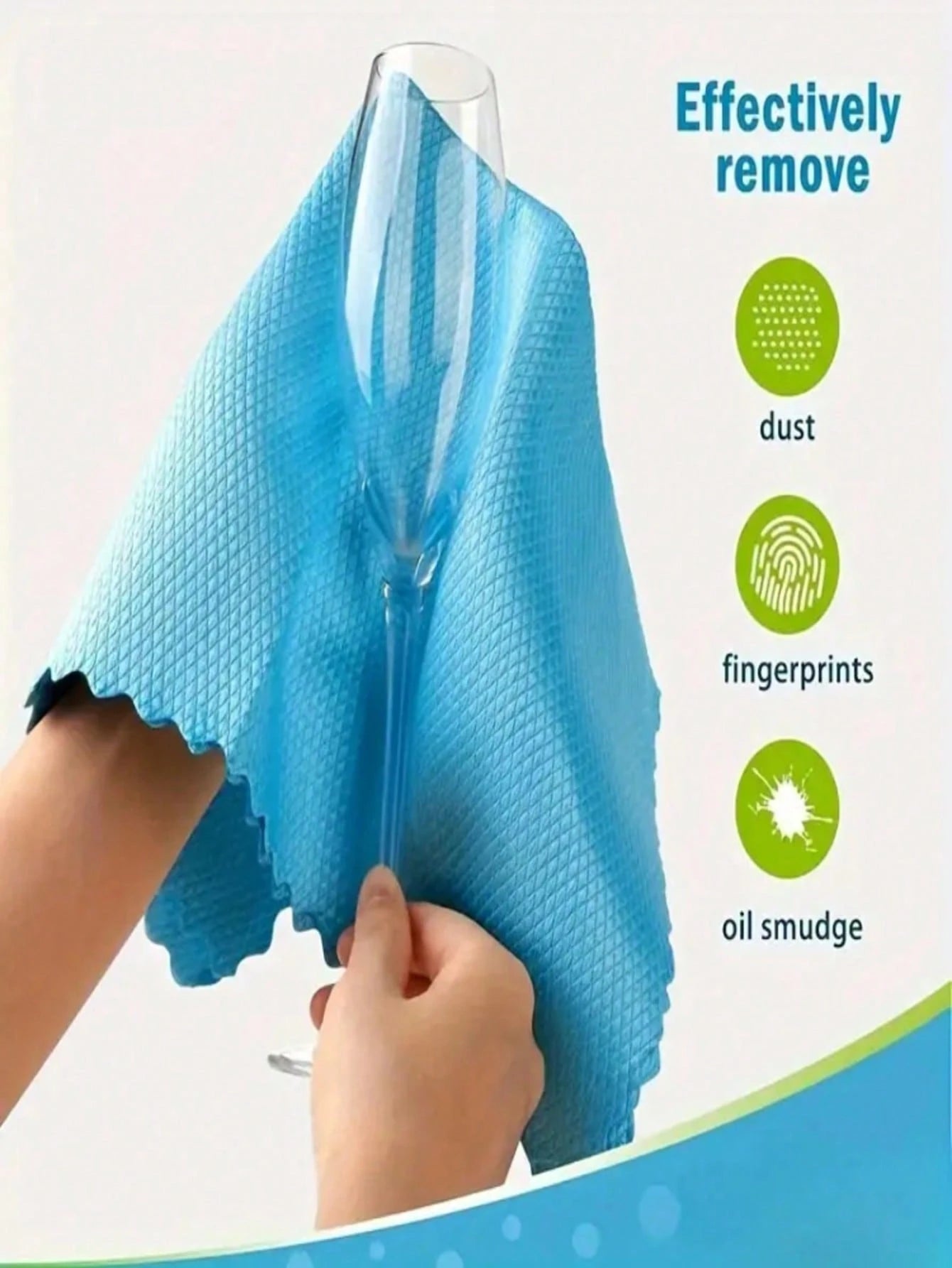 1/5/8pcs Fish Scale Glass Cleaning Cloth, Magic Cloth For Cleaning Glass, Absorbent And Lint-Free, No Water Stains, Kitchen And Household Dish Cloth, Car Window And Mirror Cleaning Cloth, Bathroom Mir