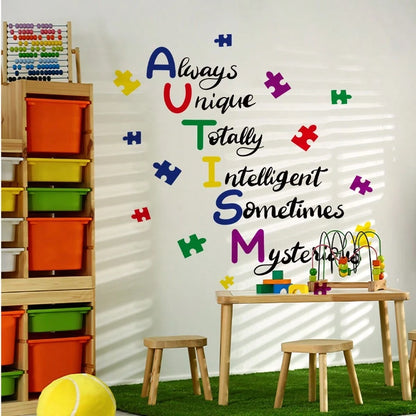 1/6sheet Cartoon Number Shape Learning Wall Stickers, Educational ABC Decor For Kids Bedroom Nursery Playroom Back To School Classroom Wall Decals
