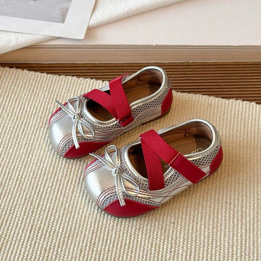 1 Pair Baby Fashionable Flat Shoes, Lightweight Shock-Absorbing Non-Slip Soles, Caring For Baby's Feet. Multiple Colors Available, Suitable For Running And Jumping, Must-Have For Cute Babies!
