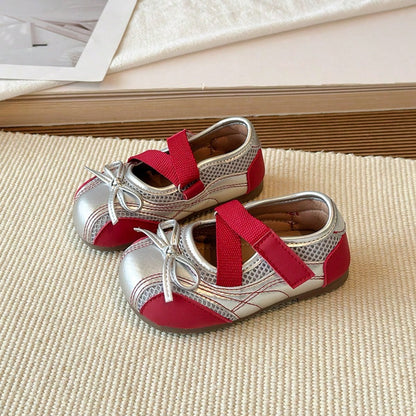 1 Pair Baby Fashionable Flat Shoes, Lightweight Shock-Absorbing Non-Slip Soles, Caring For Baby's Feet. Multiple Colors Available, Suitable For Running And Jumping, Must-Have For Cute Babies!