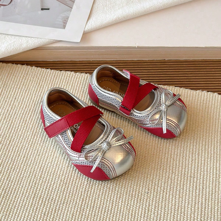 1 Pair Baby Fashionable Flat Shoes, Lightweight Shock-Absorbing Non-Slip Soles, Caring For Baby's Feet. Multiple Colors Available, Suitable For Running And Jumping, Must-Have For Cute Babies!