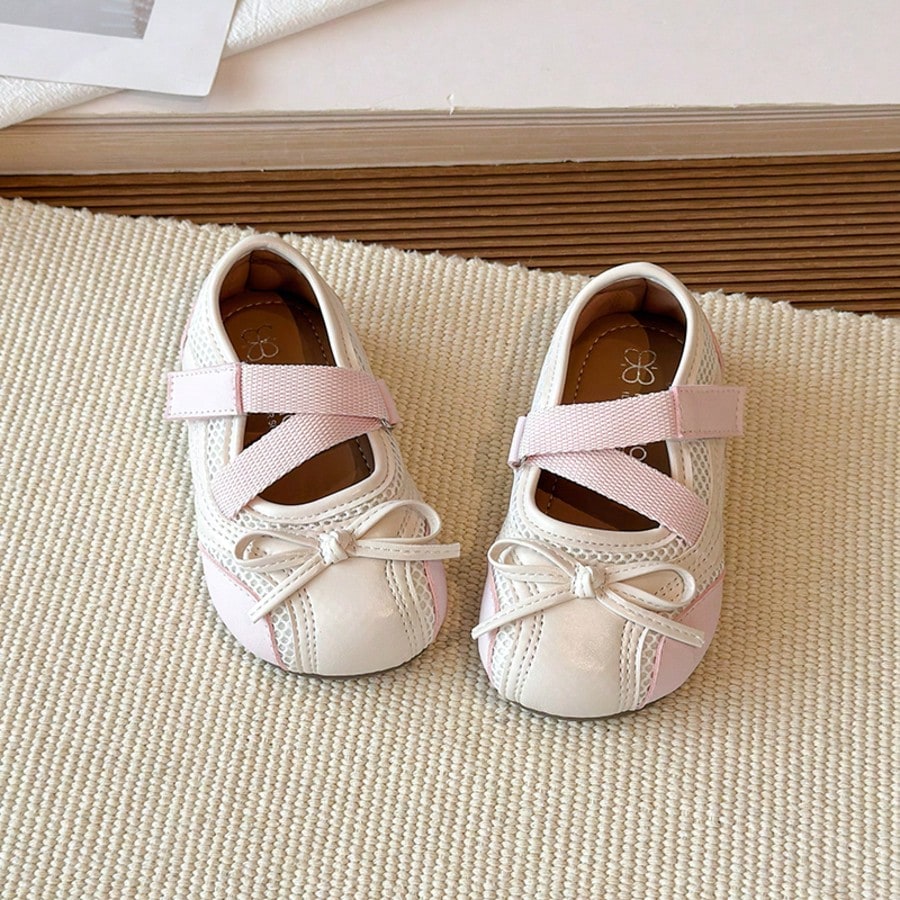 1 Pair Baby Fashionable Flat Shoes, Lightweight Shock-Absorbing Non-Slip Soles, Caring For Baby's Feet. Multiple Colors Available, Suitable For Running And Jumping, Must-Have For Cute Babies!