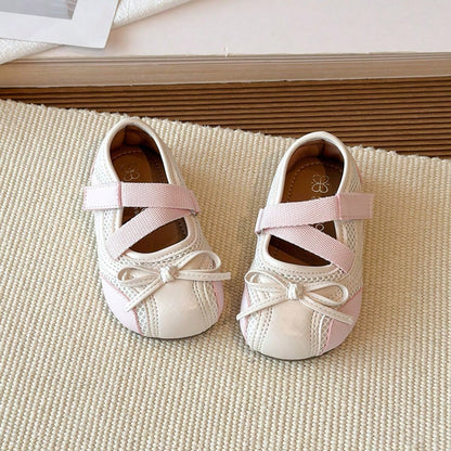 1 Pair Baby Fashionable Flat Shoes, Lightweight Shock-Absorbing Non-Slip Soles, Caring For Baby's Feet. Multiple Colors Available, Suitable For Running And Jumping, Must-Have For Cute Babies!