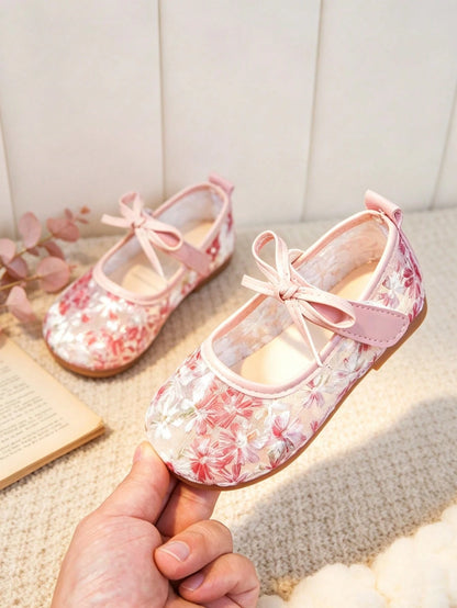 1 Pair Girls' Spring/Summer New Mesh Hollow Soft Bottom Shoes, Suitable For Birthday, Wedding, Formal Occasions, Parties, Stage Performances And Other Important Moments