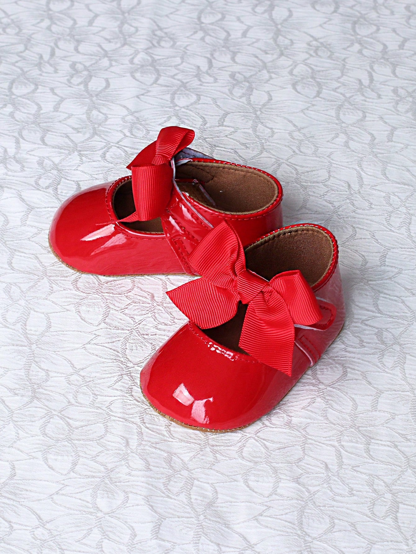 1 Pair Infant Girl Toddler Shoes, Cute Bow Princess Style Infant Walking Shoes