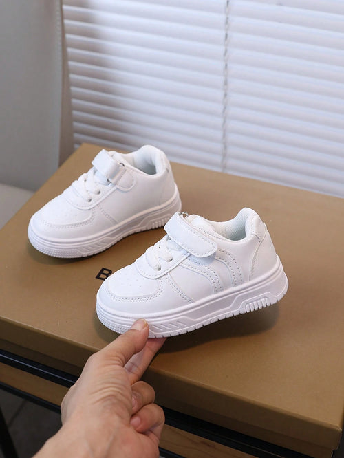 1 Pair Kids Autumn New Girls Soft Sole Slip-On Shoes, Baby Fashion Versatile Anti-Slip Tennis Shoes