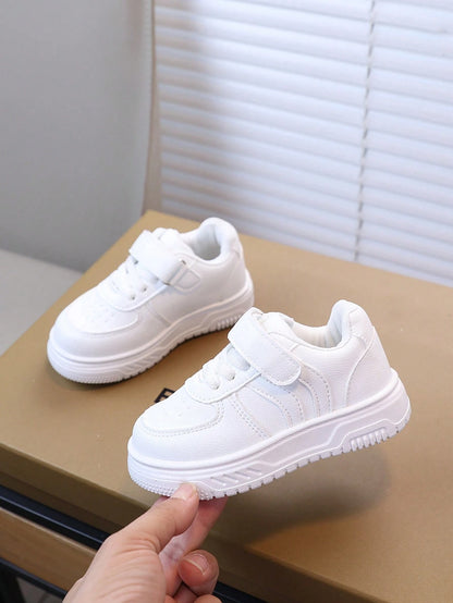 1 Pair Kids Autumn New Girls Soft Sole Slip-On Shoes, Baby Fashion Versatile Anti-Slip Tennis Shoes