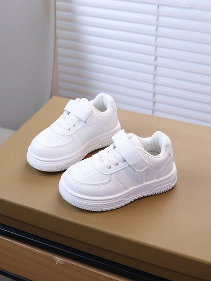1 Pair Kids Autumn New Girls Soft Sole Slip-On Shoes, Baby Fashion Versatile Anti-Slip Tennis Shoes