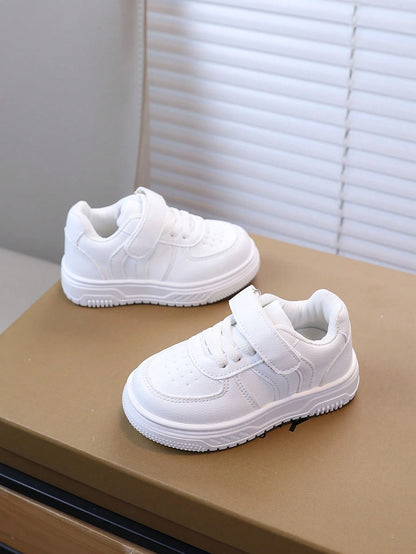 1 Pair Kids Autumn New Girls Soft Sole Slip-On Shoes, Baby Fashion Versatile Anti-Slip Tennis Shoes