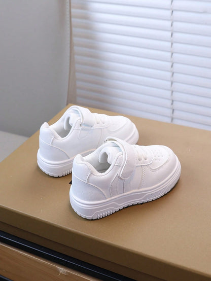 1 Pair Kids Autumn New Girls Soft Sole Slip-On Shoes, Baby Fashion Versatile Anti-Slip Tennis Shoes