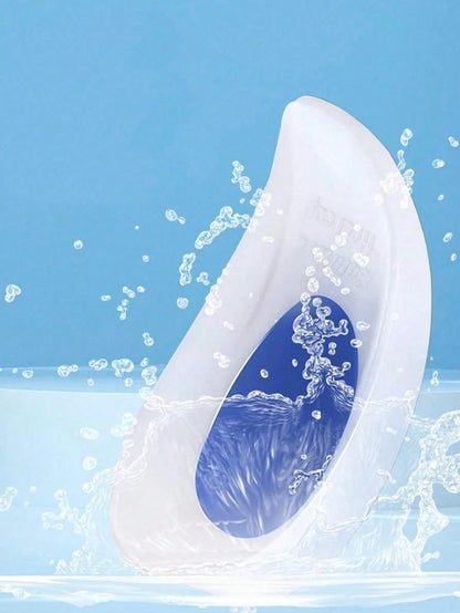 1 Pair Transparent Silicone Heel Cups, Gel Heel Pads, Shock Absorbing Heel Cushions For Daily Walking, Standing Comfort And Foot Support