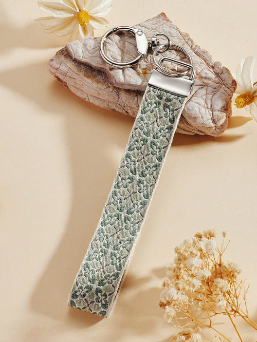 1 Piece Of Zinc Alloy Key Chain, Key Chain, Bag Charms,Webbing Key Chain, Keychain Accessories,Wrist Key Chain, Printed Webtape Key Chain, Women's Car Key Chain, Women's Bag And Pendant Key Chain, Uni