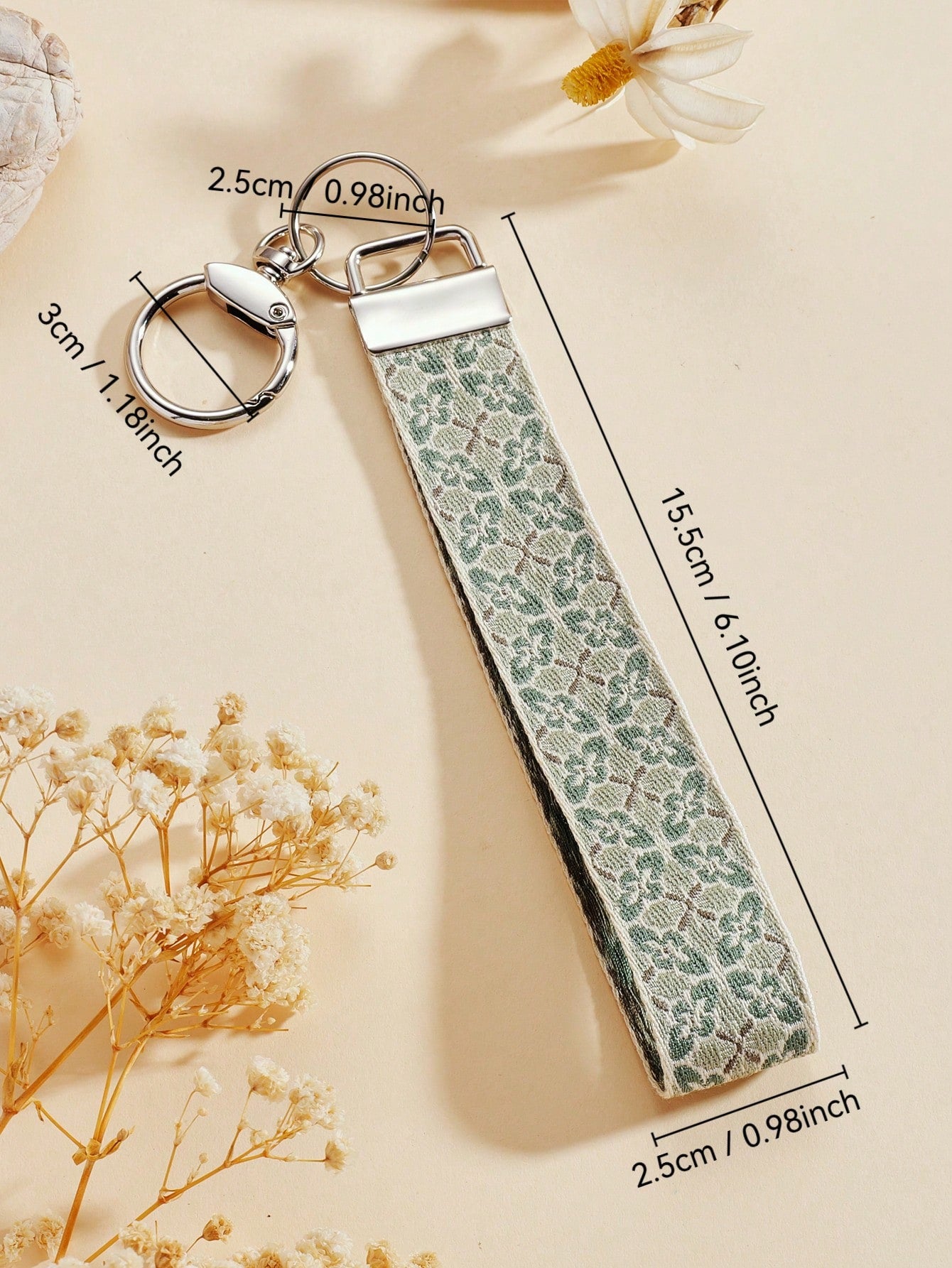 1 Piece Of Zinc Alloy Key Chain, Key Chain, Bag Charms,Webbing Key Chain, Keychain Accessories,Wrist Key Chain, Printed Webtape Key Chain, Women's Car Key Chain, Women's Bag And Pendant Key Chain, Uni