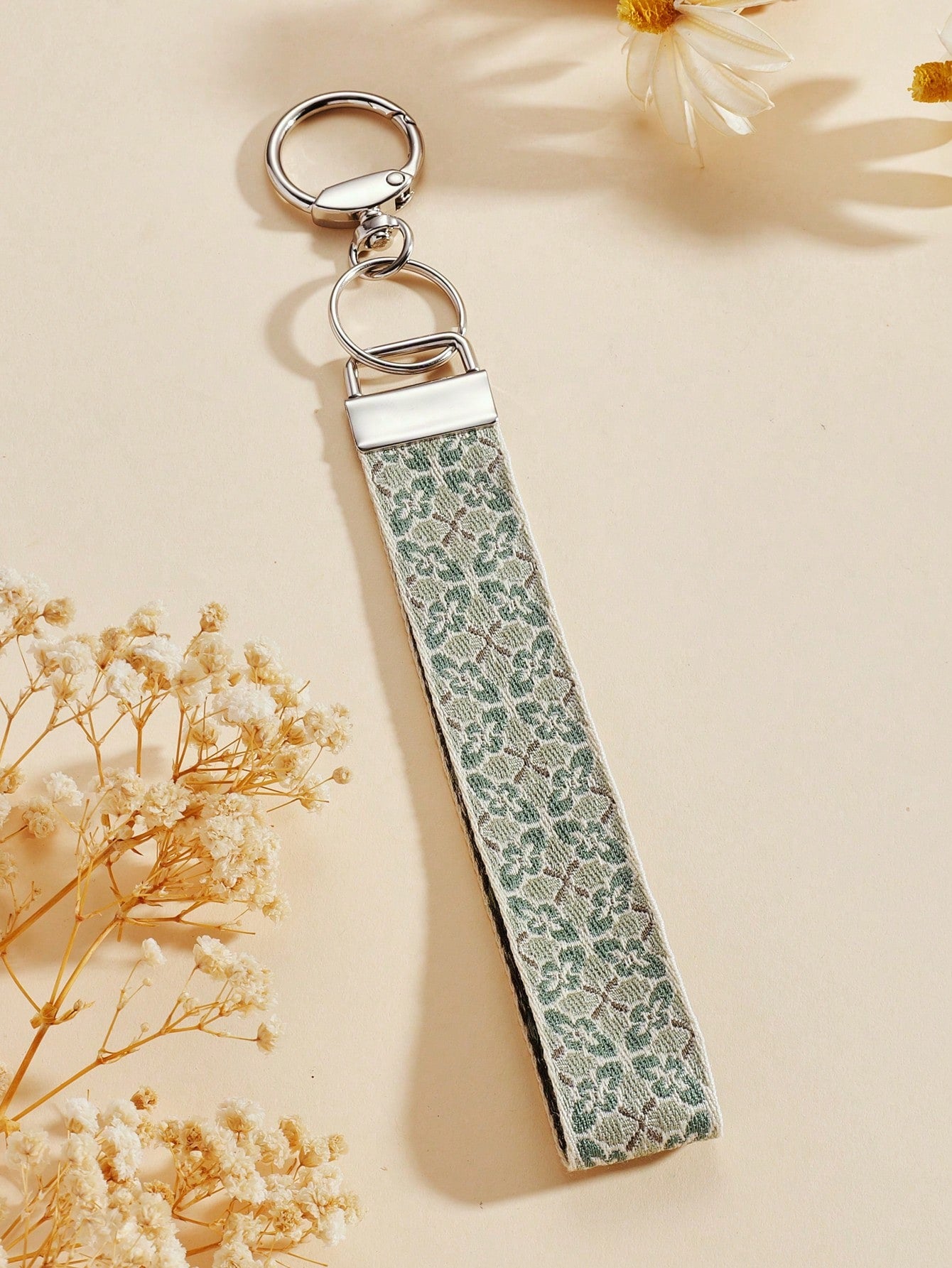 1 Piece Of Zinc Alloy Key Chain, Key Chain, Bag Charms,Webbing Key Chain, Keychain Accessories,Wrist Key Chain, Printed Webtape Key Chain, Women's Car Key Chain, Women's Bag And Pendant Key Chain, Uni