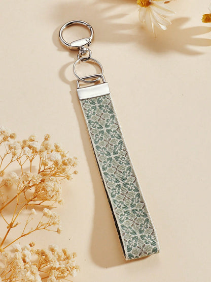 1 Piece Of Zinc Alloy Key Chain, Key Chain, Bag Charms,Webbing Key Chain, Keychain Accessories,Wrist Key Chain, Printed Webtape Key Chain, Women's Car Key Chain, Women's Bag And Pendant Key Chain, Uni