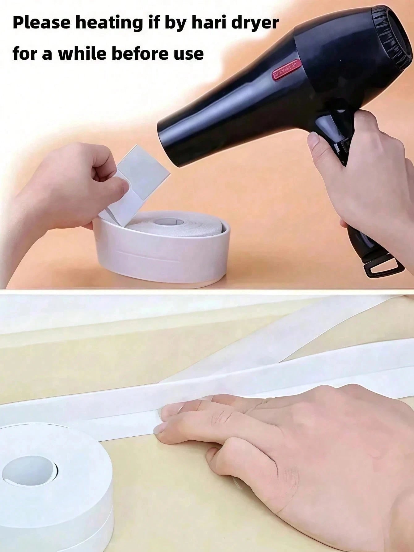 1 Roll Waterproof Caulk Strip, Self-Adhesive Sealing Tape For Bathroom And Kitchen, Moisture-Proof Sealant Strip For Bathroom And Kitchen Waterproofing, Effectively Prevents Moisture, Specifically For