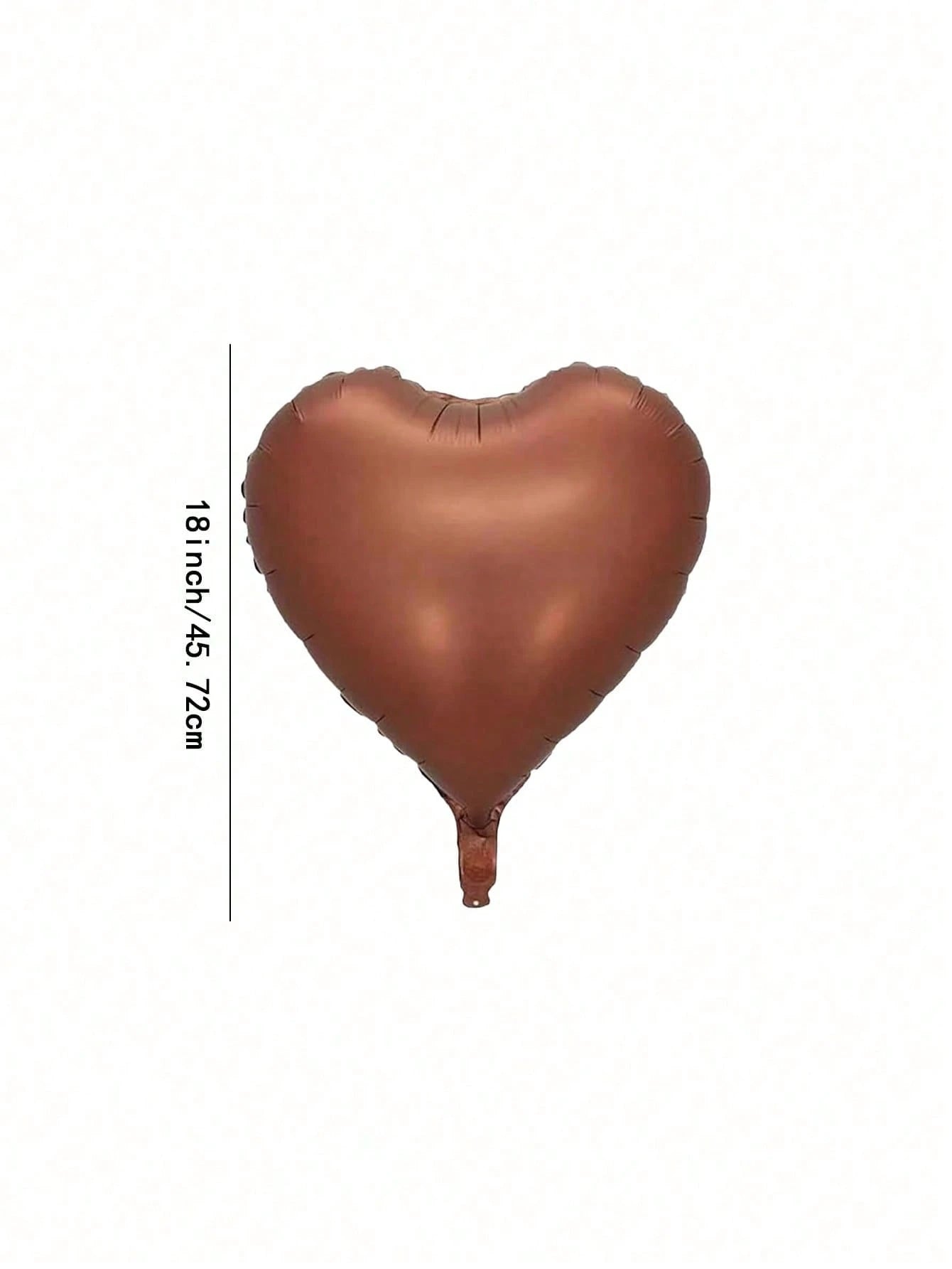 10/20pcs Random Brown & Beige Foil Balloons, 18" Polyester Film Balloons, Suitable For Parties, Baby Showers, Gender Reveal, Welcoming Parties