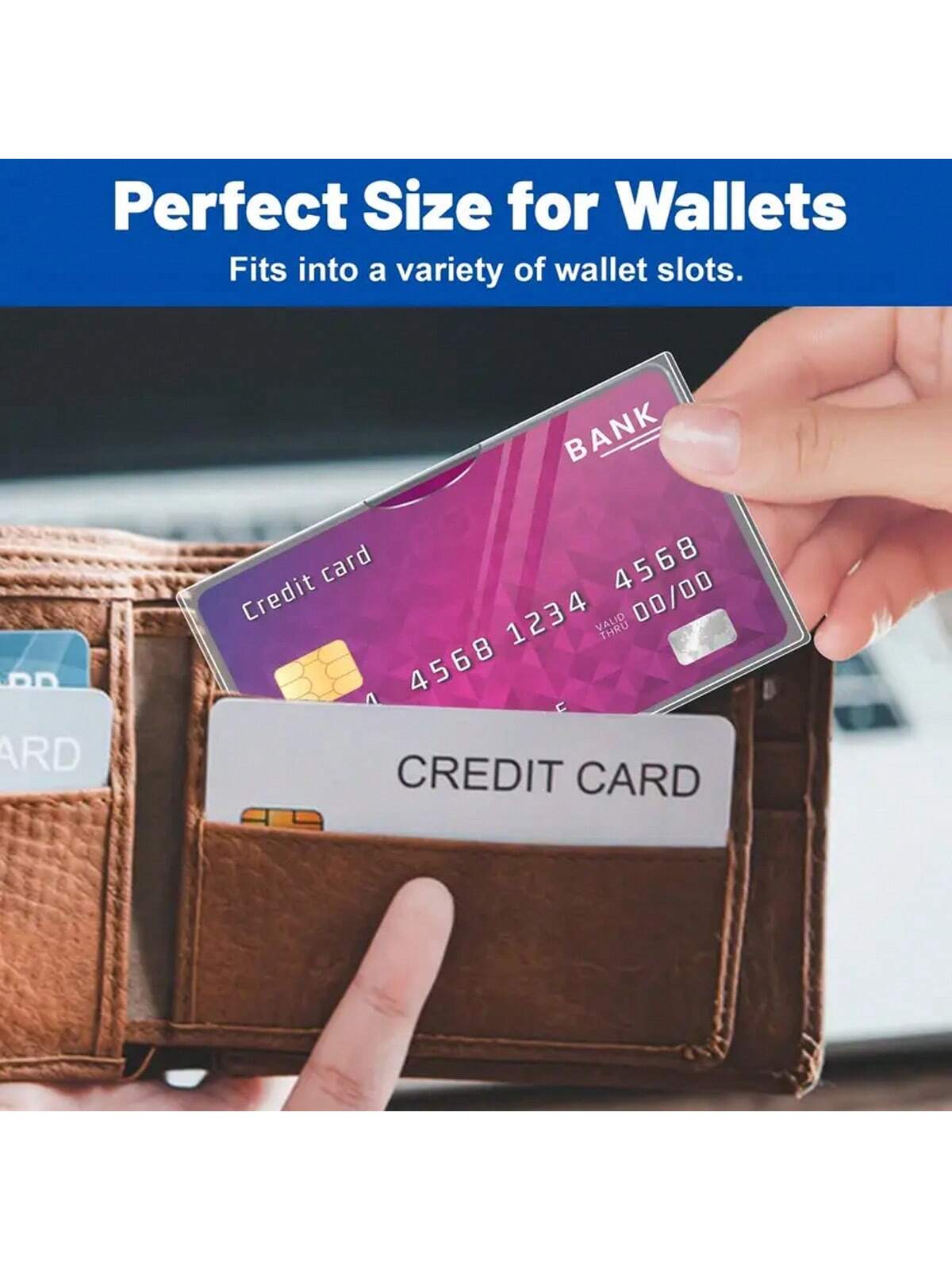 10 Packs Social Security Card Protector Sleeves- Waterproof 31 Mil Soft Clear Card Sleeves For SSN Card Medicare Card And Card Protection Gifts For Card Holder Wallet Business Card Holder Credit Card