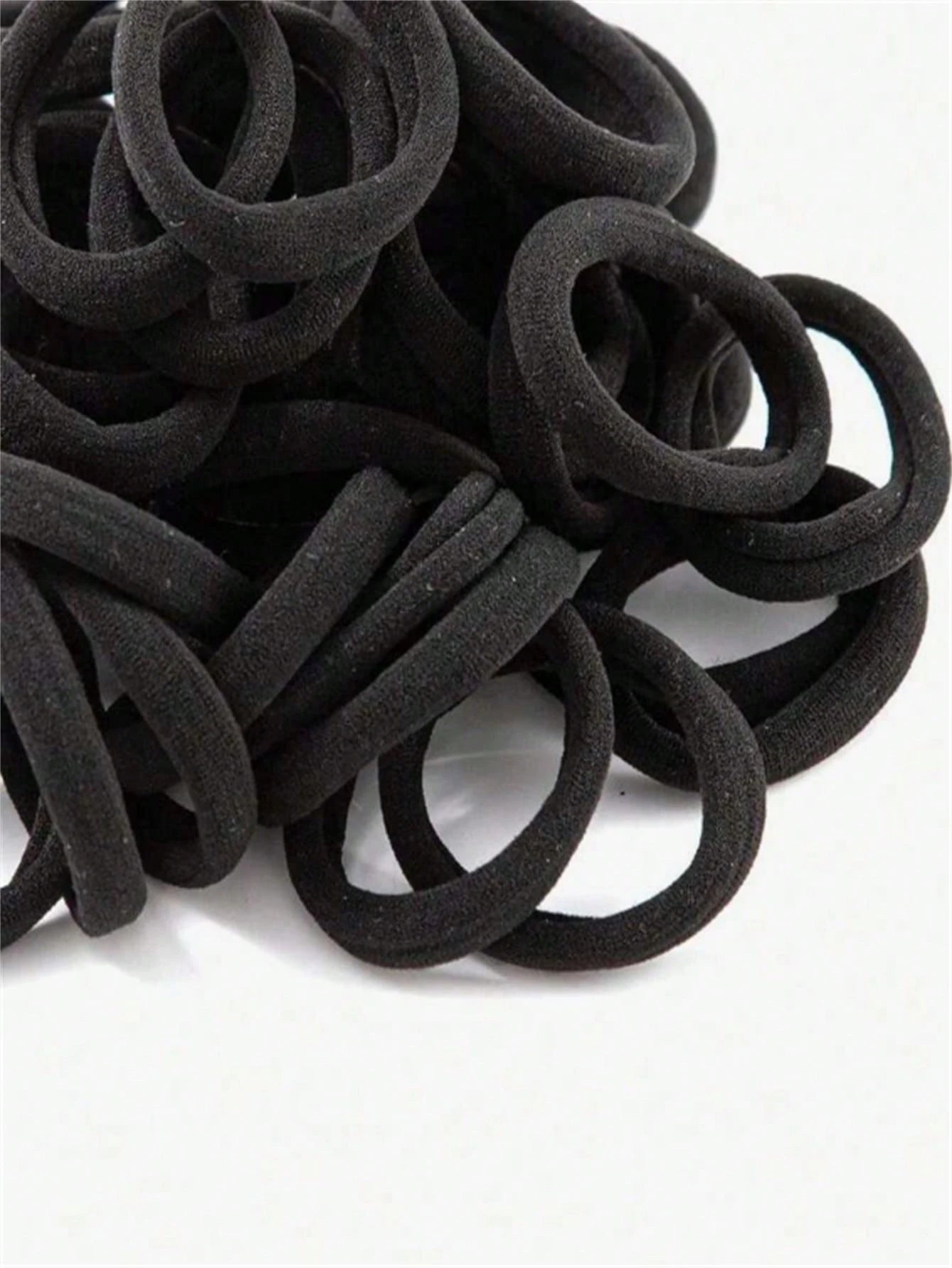 100/50/10pcs Minimalist High Elasticity All-Match Hair Bands, Women's Daily Hair Bands, Solid Color Versatile Hair Bands, Suitable For Ponytails, Sports, Yoga And Home Use