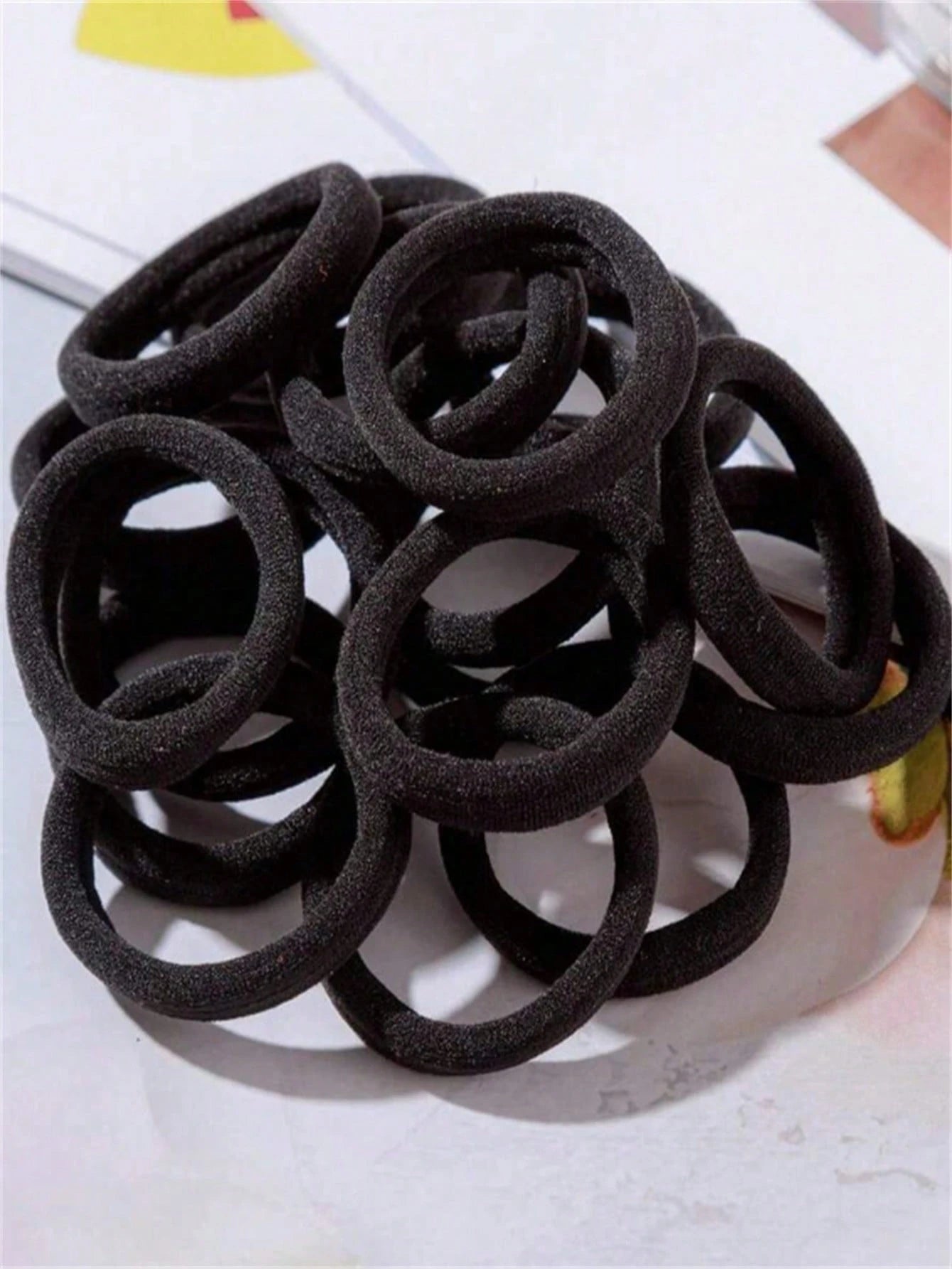 100/50/10pcs Minimalist High Elasticity All-Match Hair Bands, Women's Daily Hair Bands, Solid Color Versatile Hair Bands, Suitable For Ponytails, Sports, Yoga And Home Use