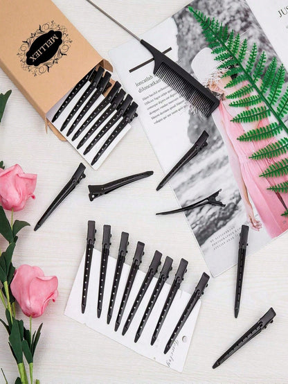 100pcs 9CM Fluffy Hair Root Clips, Designed For Hair Salons, High Quality. DIY Hair Styling Tool, Easily Create Fluffy Hair Roots, Add Volume And Layering, Perfect Choice For Hair Styling
