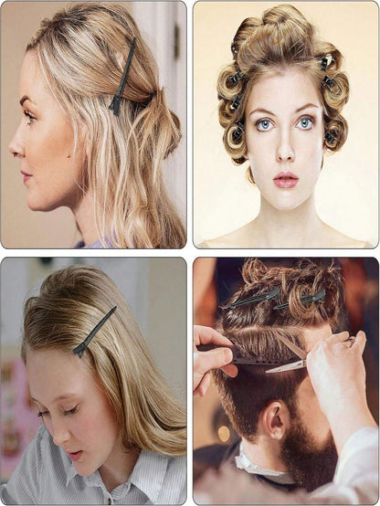 100pcs 9CM Fluffy Hair Root Clips, Designed For Hair Salons, High Quality. DIY Hair Styling Tool, Easily Create Fluffy Hair Roots, Add Volume And Layering, Perfect Choice For Hair Styling