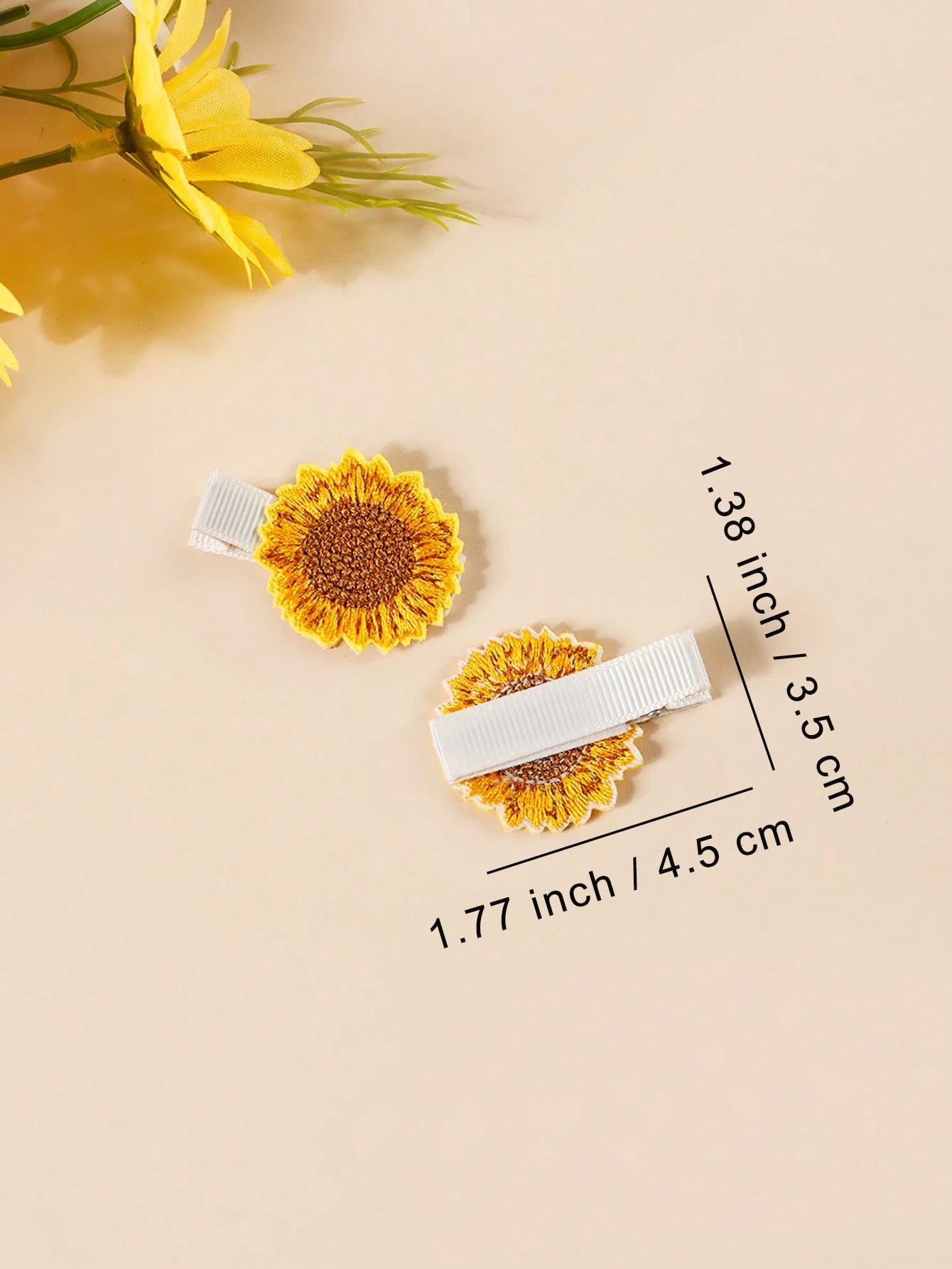 10pcs Cute Strawberry Cherry Sunflower Princess Hair Clips For Baby Girl Toddler Girls Side Hair Accessories