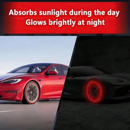 10pcs Illuminated Tire Valve Caps To Prevent Flat Tires, Suitable For Cars, Motorcycles, Bicycles And Trucks, Providing A Stylish Look. Suitable For Most Cars/SUV, And Other Vehicles.