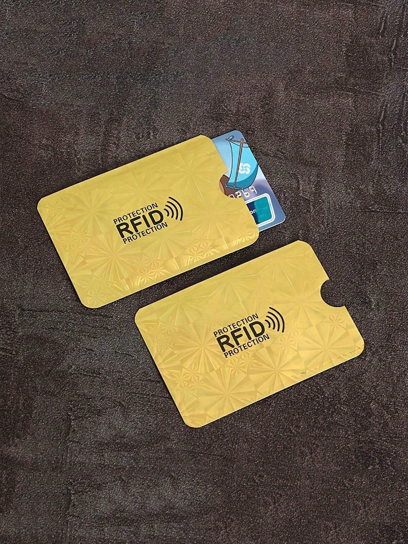 10pcs RFID Blocking Card Protector Random Color Metal Credit Card Holder Aluminum Alloy Wallet Sleeves For Bank/ID Cards For Women Wallet Mini Wallet Purse Wallet RFID Wallet Card Wallet