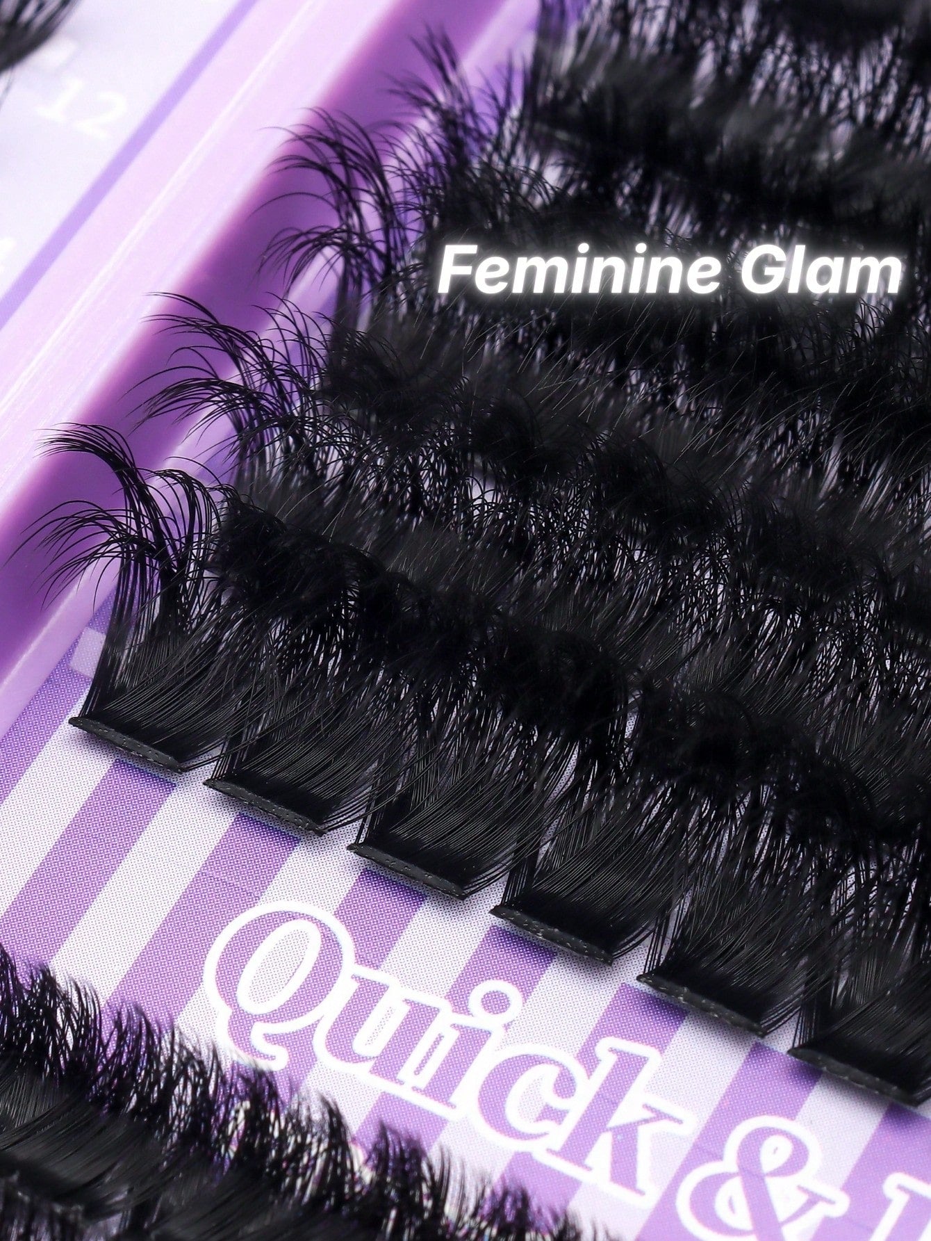 1280pcs/640pcs DD Curl Individual False Eyelashes, High Volume Lash Book, 50D60D80D100D Lash Clusters, Beginner-Friendly,DIY Fox Eyes/Cat Eyes Makeup, Includes Lash Glue, Tweezers, For Weddings, Part