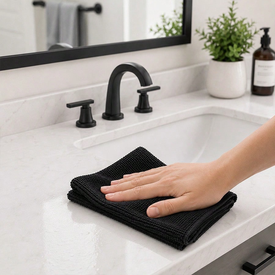 12pcs/4pcs/1pc Microfiber Towels, Black Cleaning Cloths, Thickened Dish Cloths, Kitchen Dish Towels, Pot And Pan Cleaning Cloths, Towel Cleaning Tools, Kitchen, Bathroom, Home, Hotel, Restaurant Clean