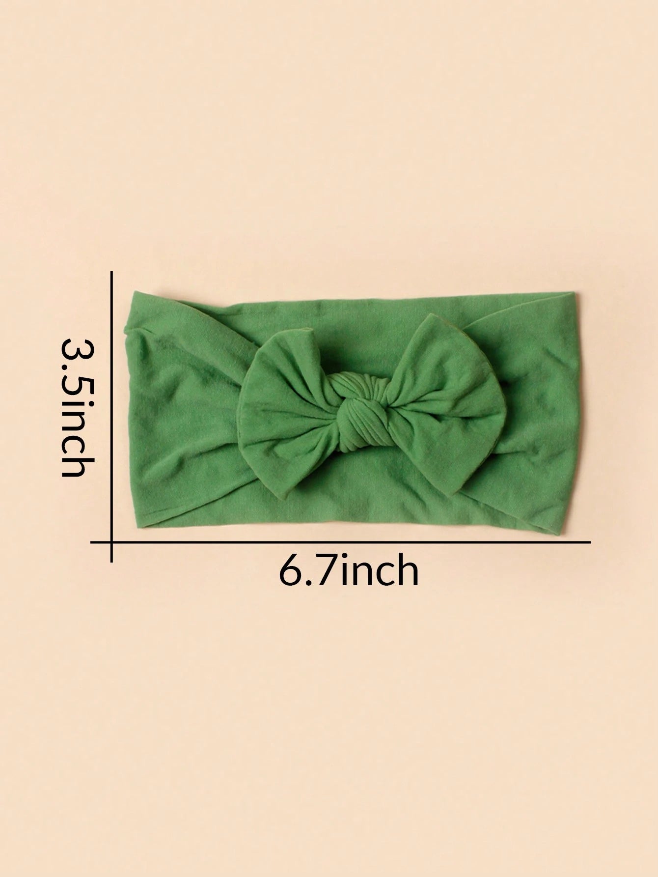 12pcs Baby Bow Decor Plain Polyamide Hair Band Love Valentine
