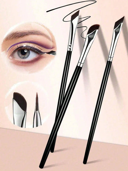 14pcs Precise Eye Makeup Brush Set, Including Angled Eyeliner Brush, Ultra-Fine Eyeliner Brush And Eyebrow Brush, Suitable For Eyebrows, Eyeliner And Eyeshadow, Easily Create Charming Eye Makeup. Made