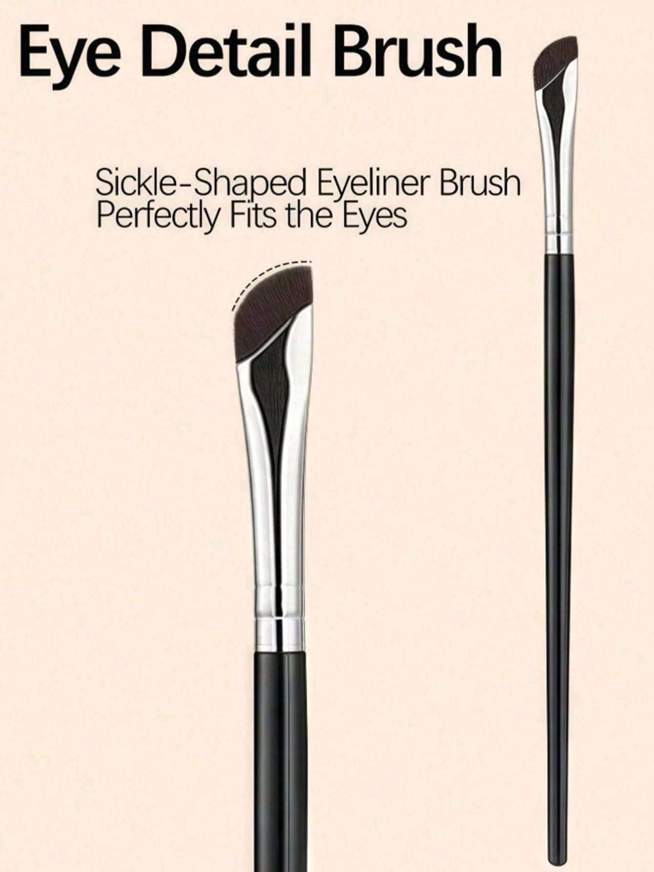 14pcs Precise Eye Makeup Brush Set, Including Angled Eyeliner Brush, Ultra-Fine Eyeliner Brush And Eyebrow Brush, Suitable For Eyebrows, Eyeliner And Eyeshadow, Easily Create Charming Eye Makeup. Made