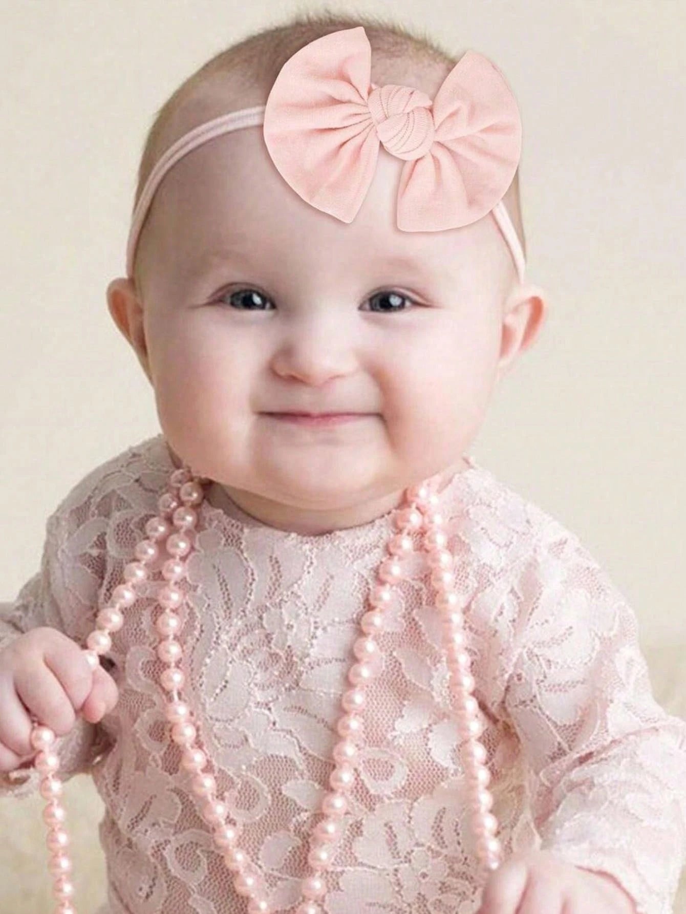 15/30pcs Baby Nylon Headbands With 3.5" Hair Clips, Newborn Headbands, Suitable For Infants, Baby Girls, Toddlers