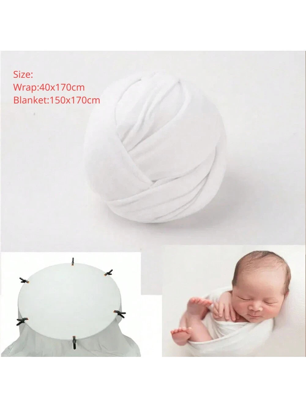 150X170cm Newborn Photography Props Backdrop Wrap Set Soft Fabrics Shoot Studio Accessories Baby Posing Frame Blankets Stretch Wraps Baby Shower Family Decorations Gifts Baby Shower Easter Gift Things