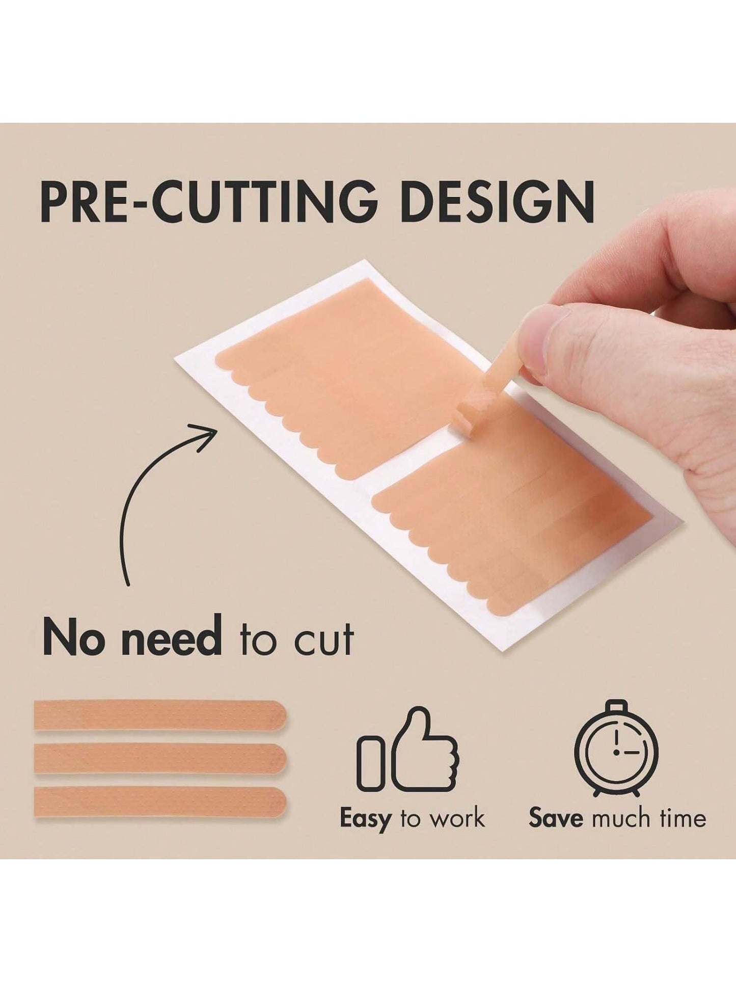 16/320pcs Eyelash Extension Tape, Eye Lower Lash Lift Breathable Micro Air Hole Tape, Suitable For Eyelash Extension